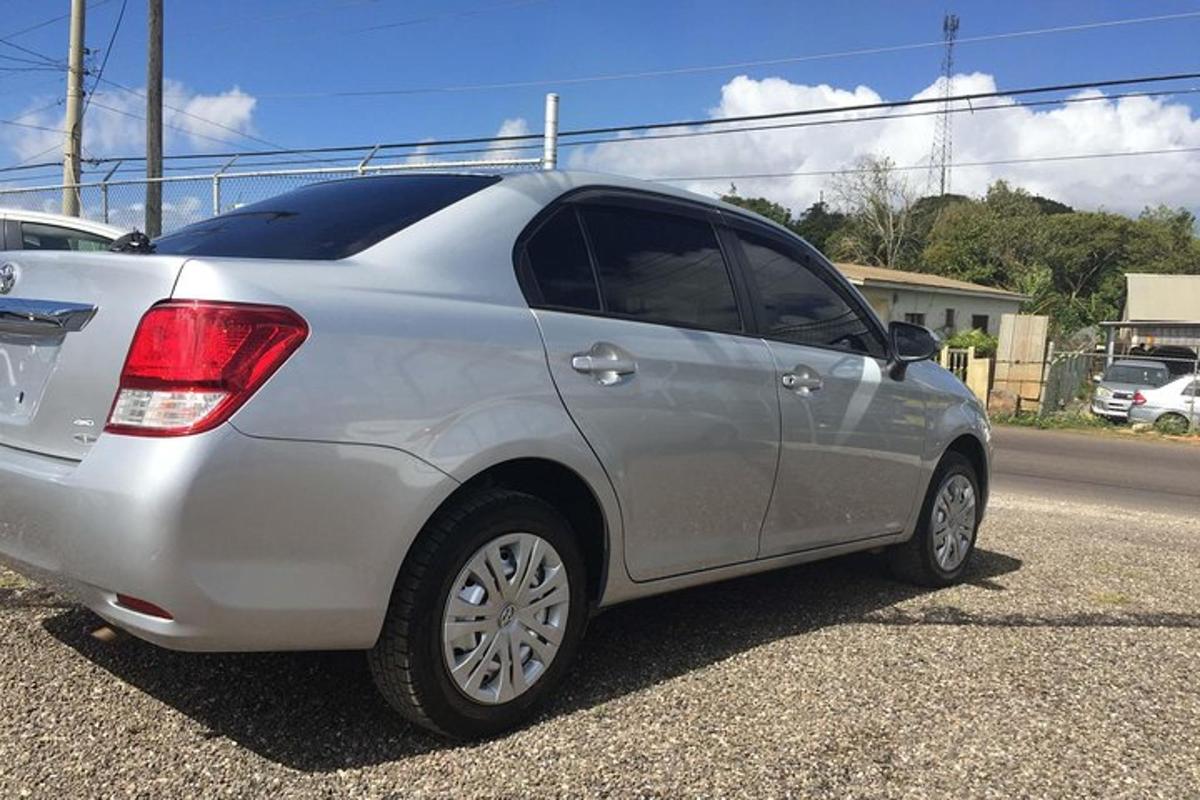 stříbrné auto zaparkované na kraji silnice