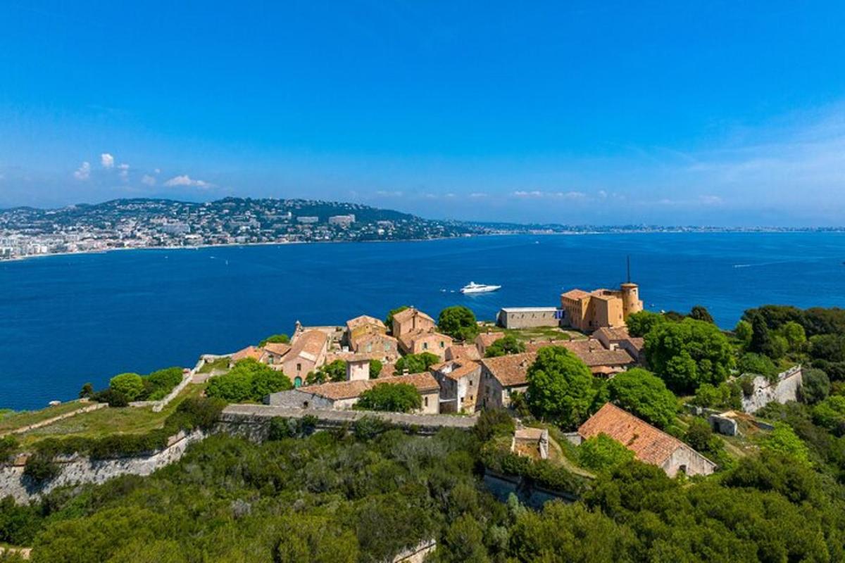 an estate on the edge of a body of water