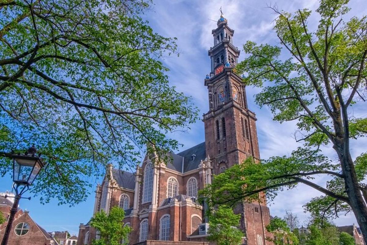 a large church with a tall clock tower