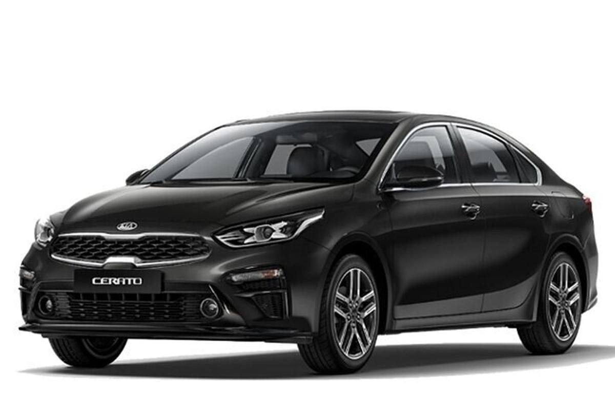 auto s přízvukem Blackundai na bílém pozadí