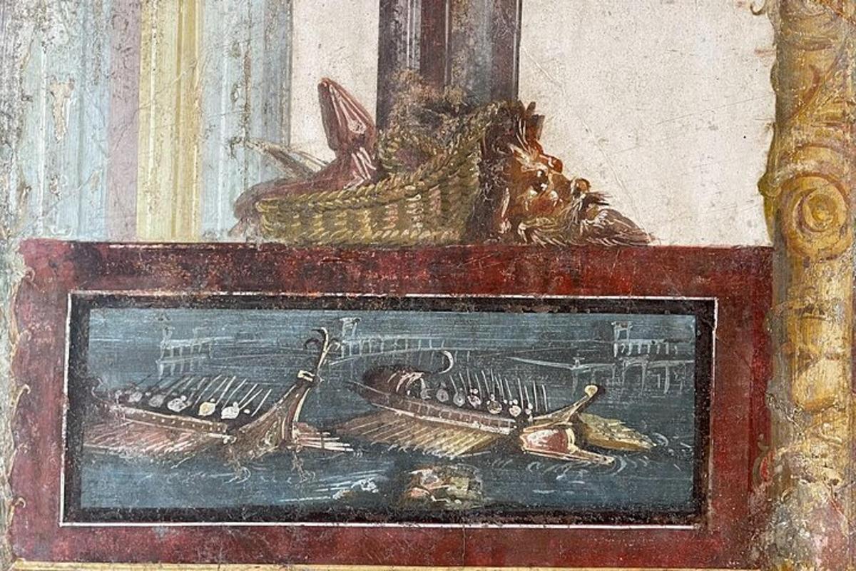lukisan perahu dalam lukisan