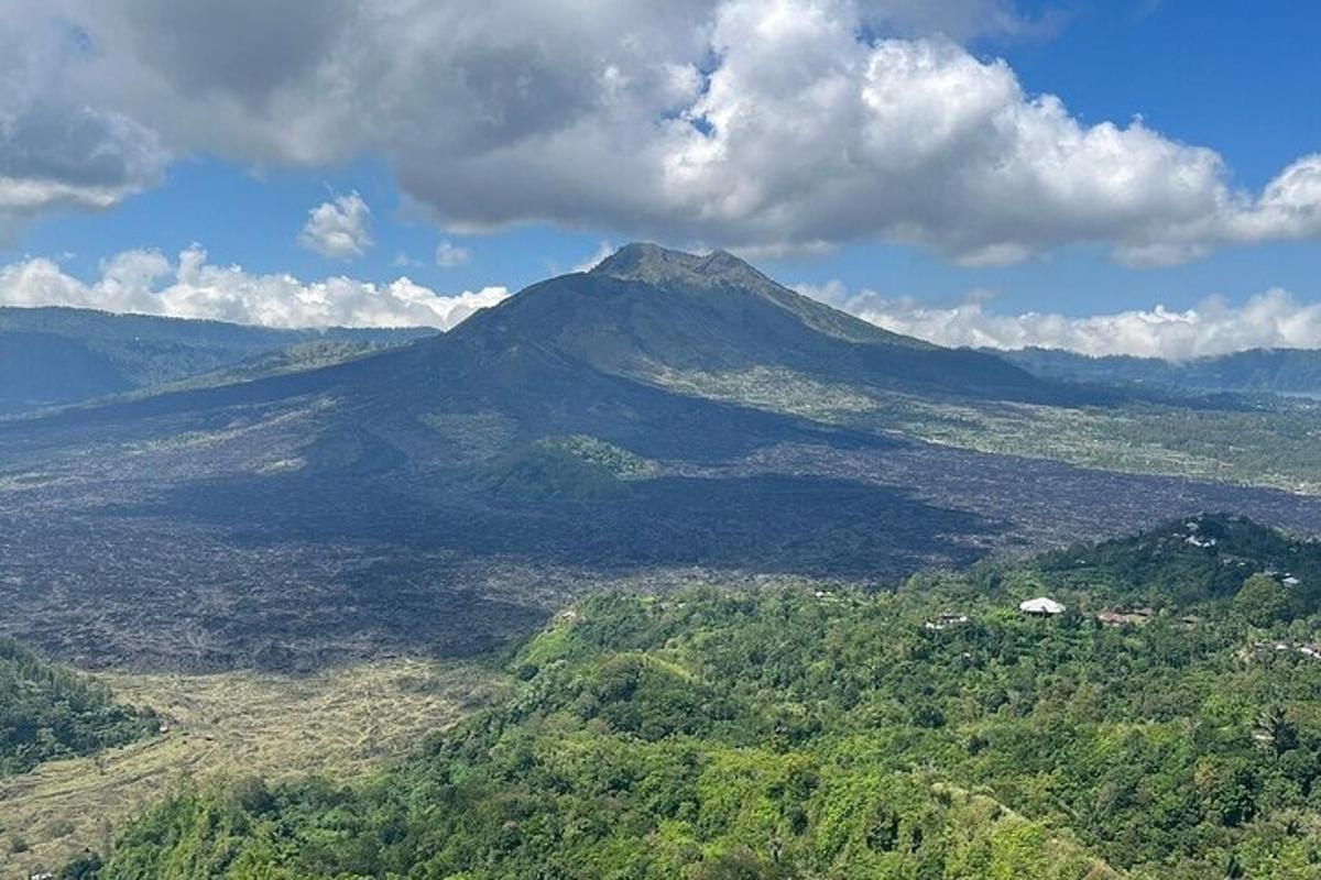 a view of a mountain in the distance