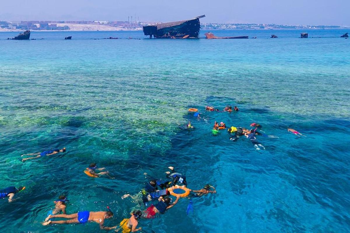 un grup de oameni care înoată în ocean