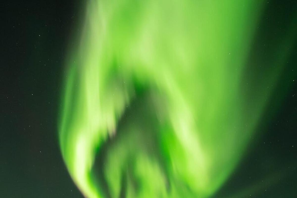 mynd af norðurljósum á himninum