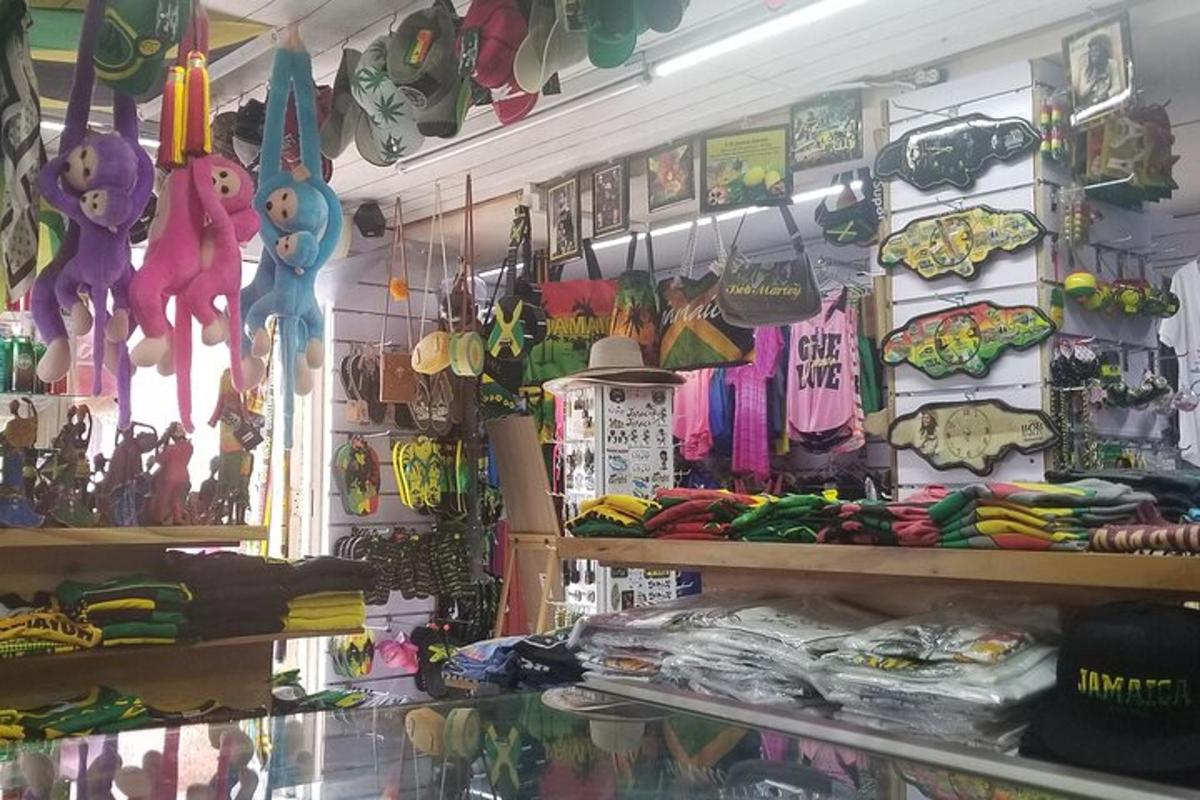 a store with a bunch of items on the wall