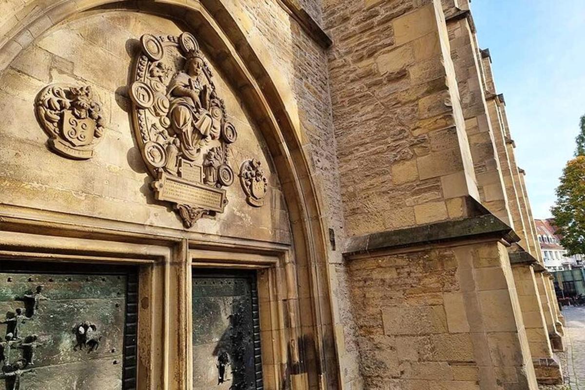 a building with a sign on the side of it