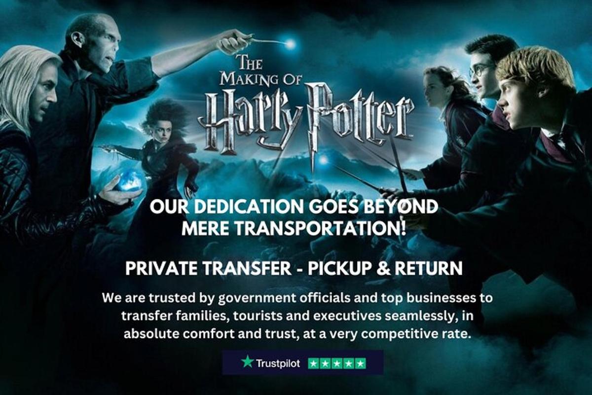 Plakat za ustvarjanje Harryja Potterja Naša predanost presega zgolj preobrazbo