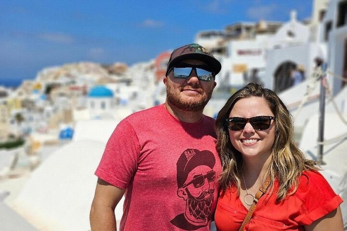 a man and a woman standing next to each other