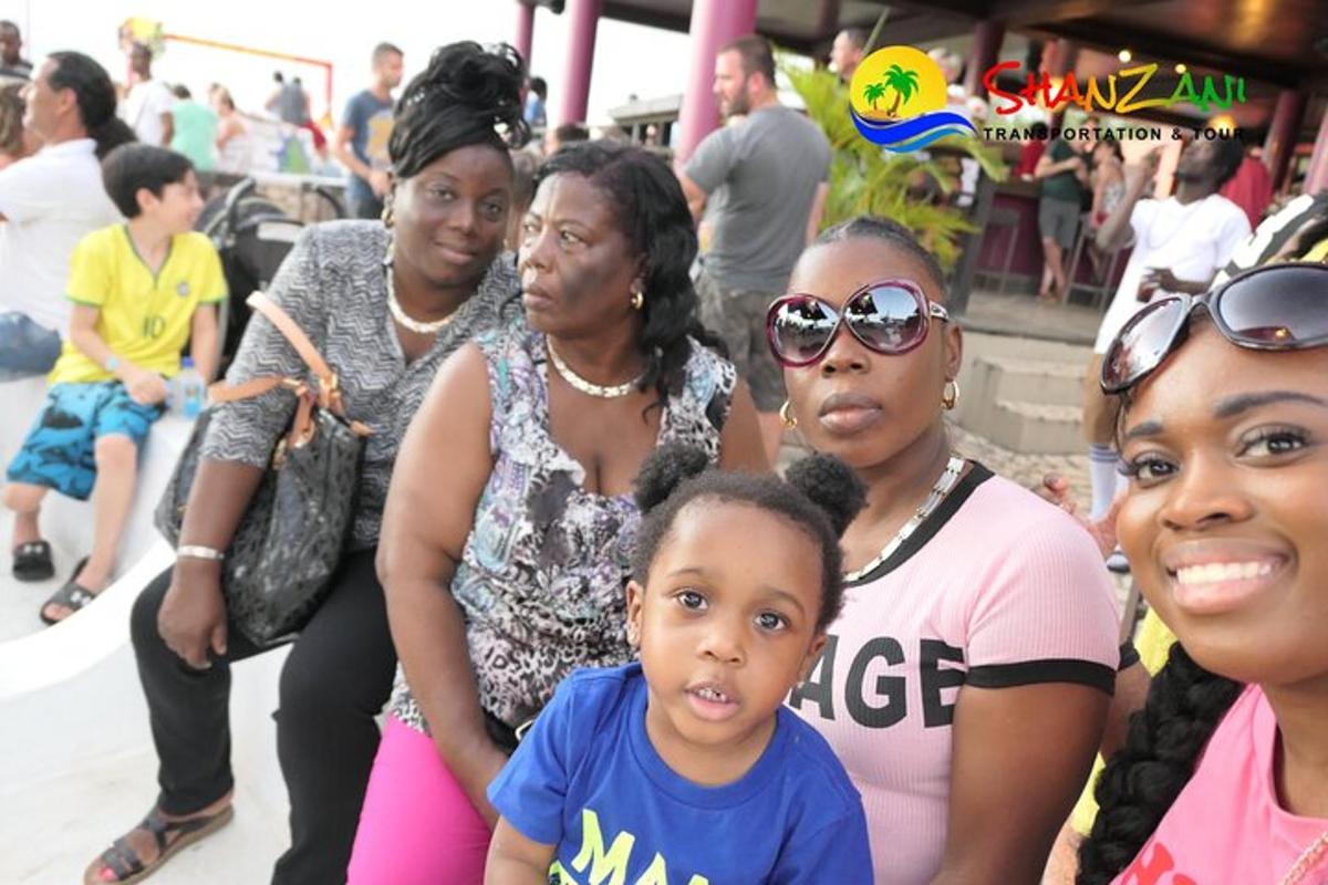 a group of women and a child posing for a picture