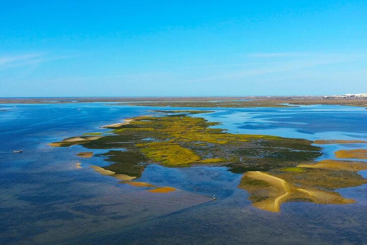 un'isola in mezzo all'acqua
