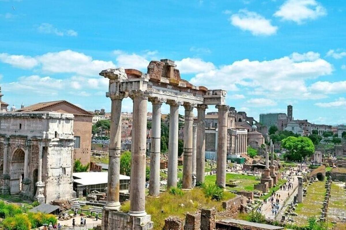 a view of the ruins of the ancient city