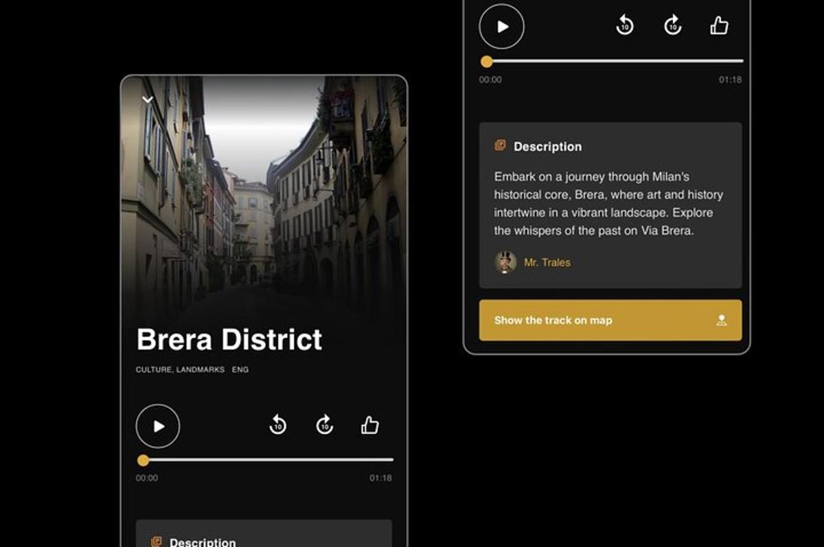 egy képernyőkép a Bender District alkalmazásról egy mobiltelefonon
