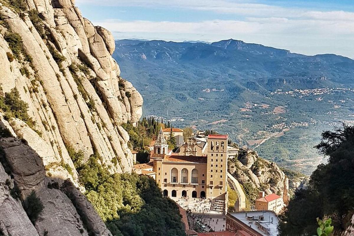 a building on the side of a mountain