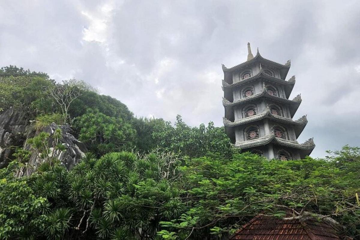 sebuah menara besar di tengah-tengah hutan pokok