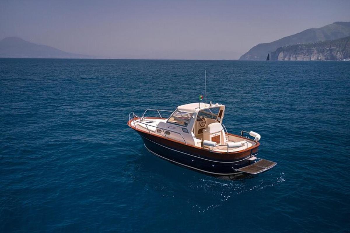 a boat in the middle of the water