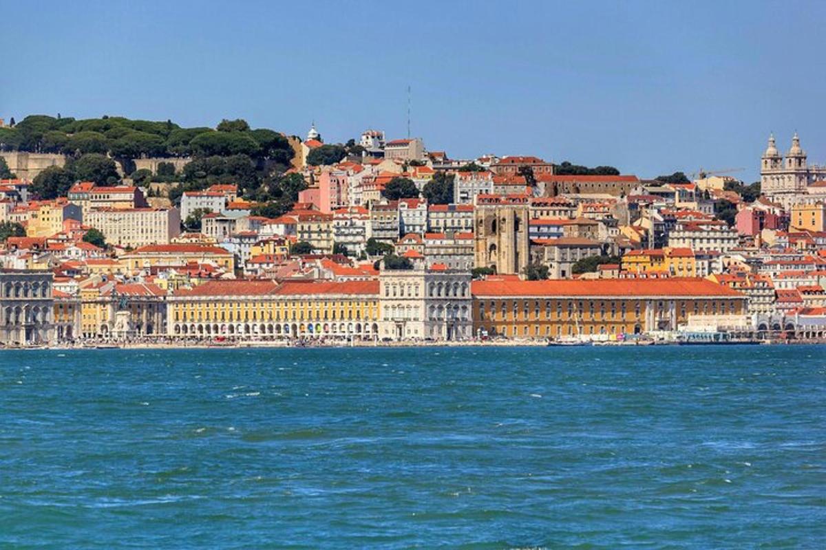 a view of a city from the water