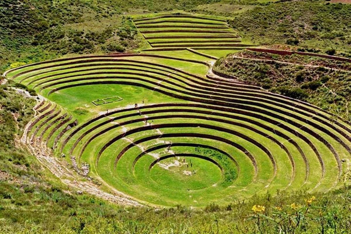 un amfiteatre en un camp en un turó