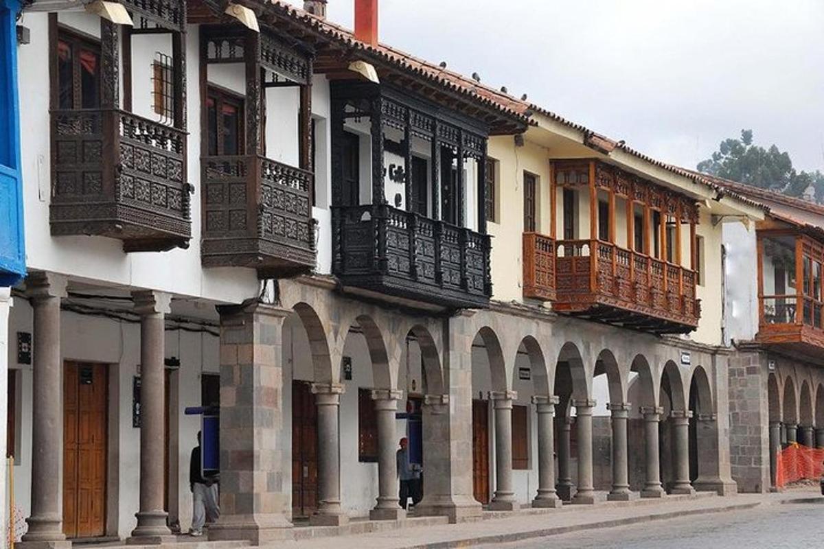a building with balconies on the side of it