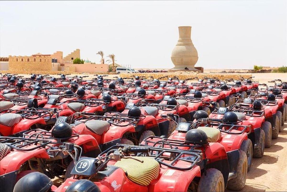 un folto gruppo di motociclette rosse parcheggiate in un campo