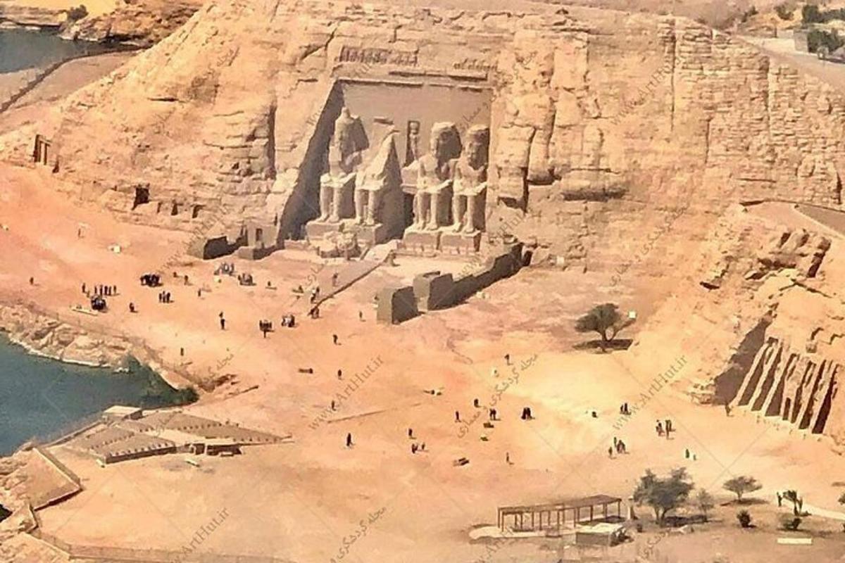 una vista aerea del tempio di araohsessesessesessesesses