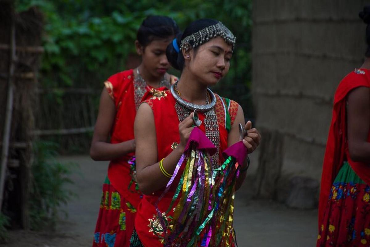 two women are standing next to each other