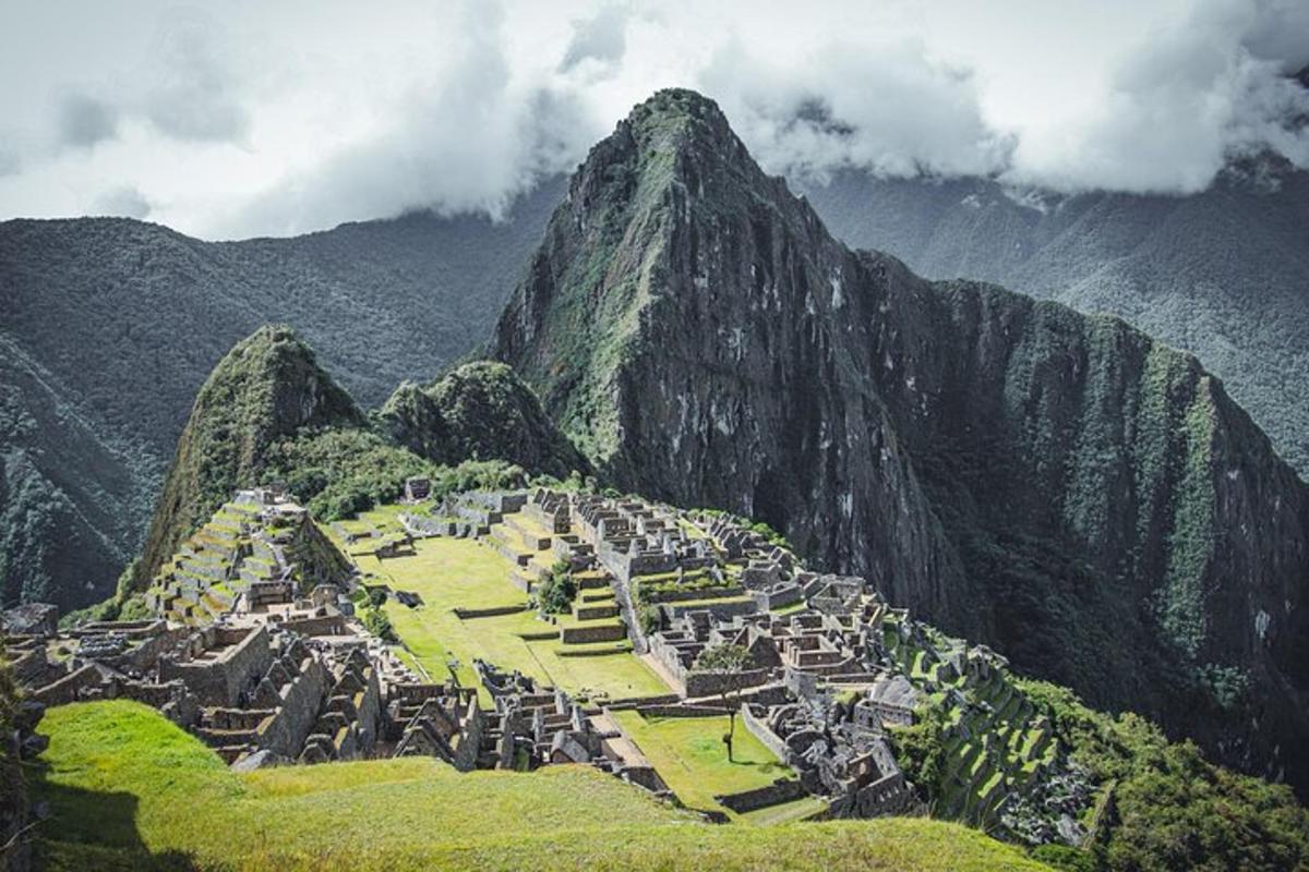a view of a city on a mountain