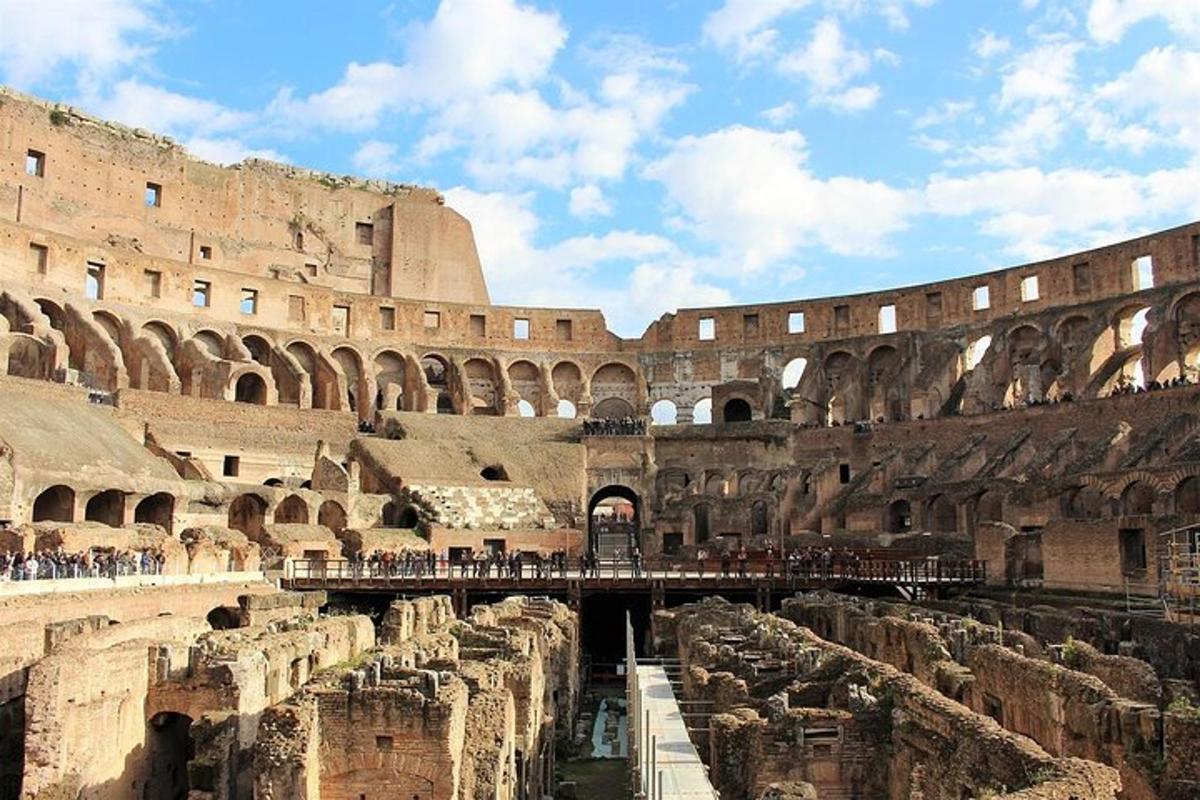 a view of the colosseum in istg
