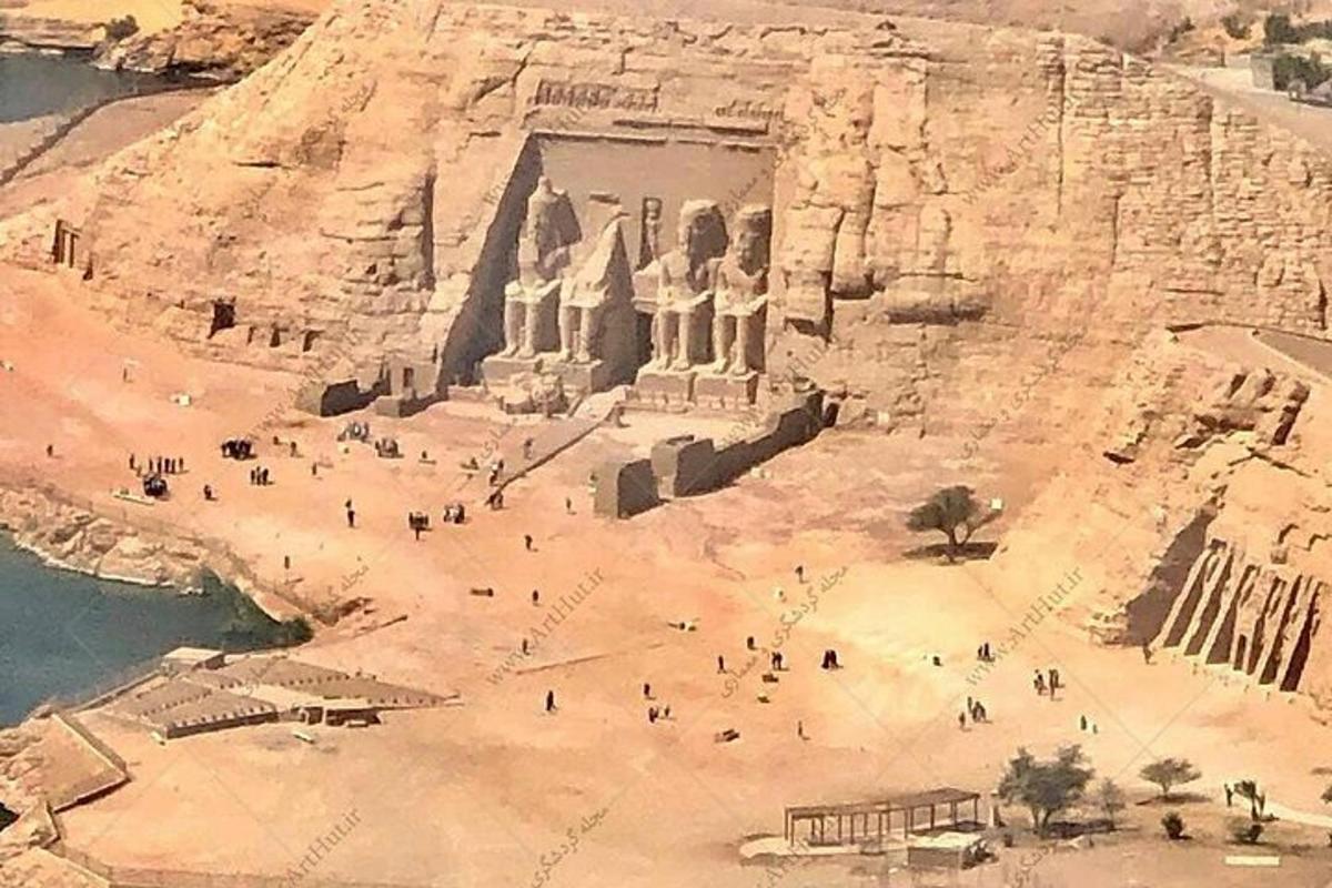 an aerial view of the temple of abaraohsbestosbestosbestosfficientfficientfficient