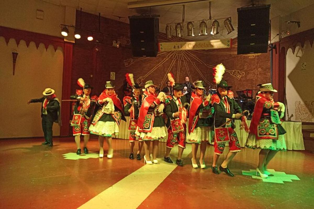 a group of people in costumes on a stage