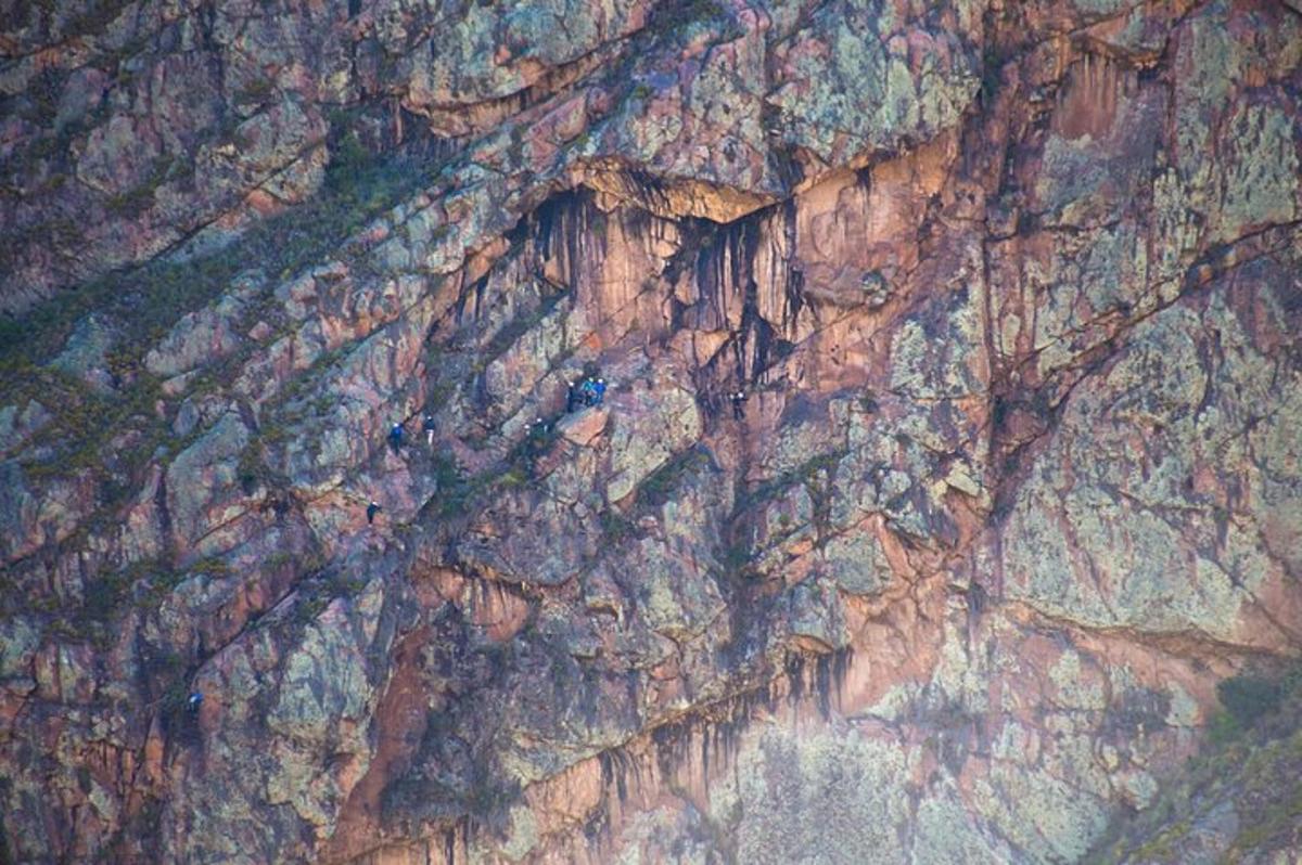 um close de uma parede de pedra com um monte delas