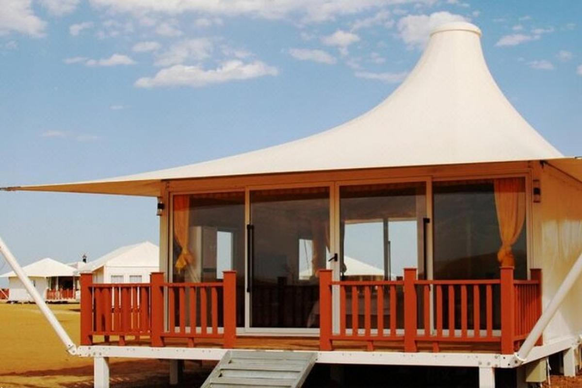 a gazebo with a white roof