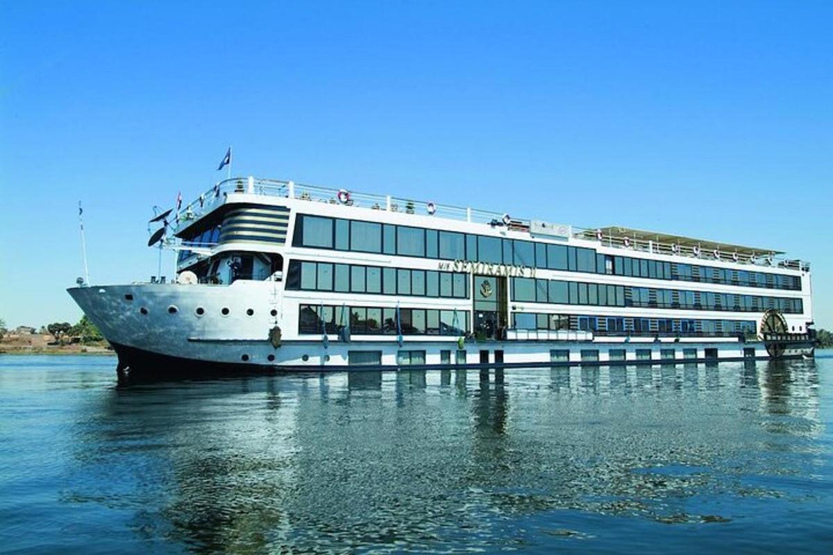 a large cruise ship sitting in the water