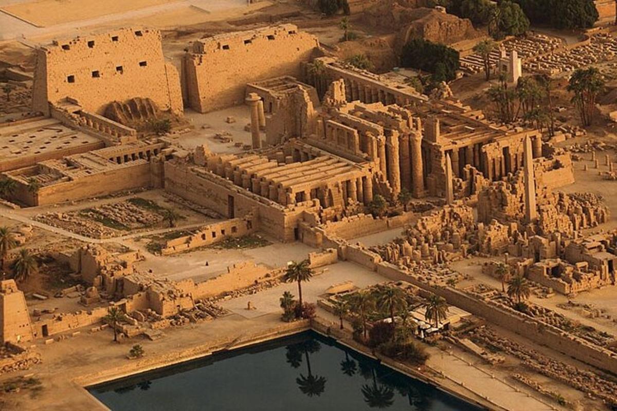 an aerial view of the ancient city of palmyra