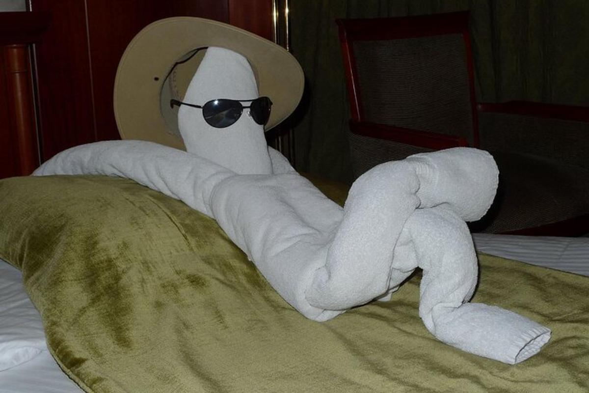 a person dressed in white with a costume and sunglasses