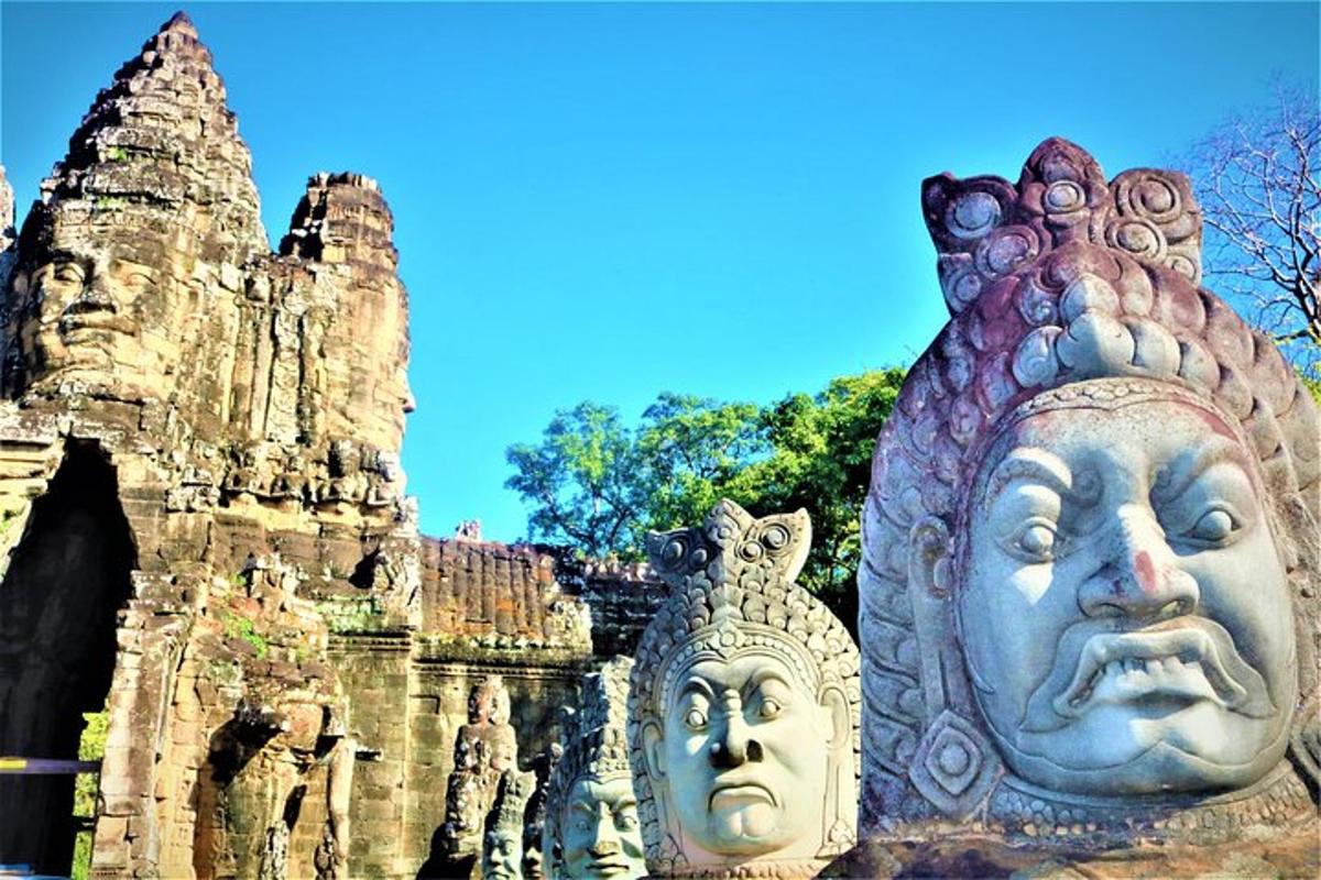 a group of statues in front of a building