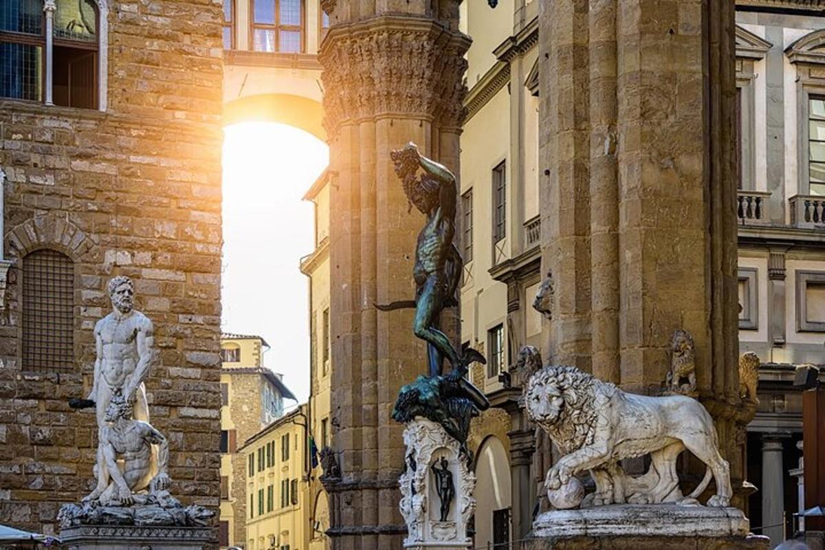 a building with statues on the side of it