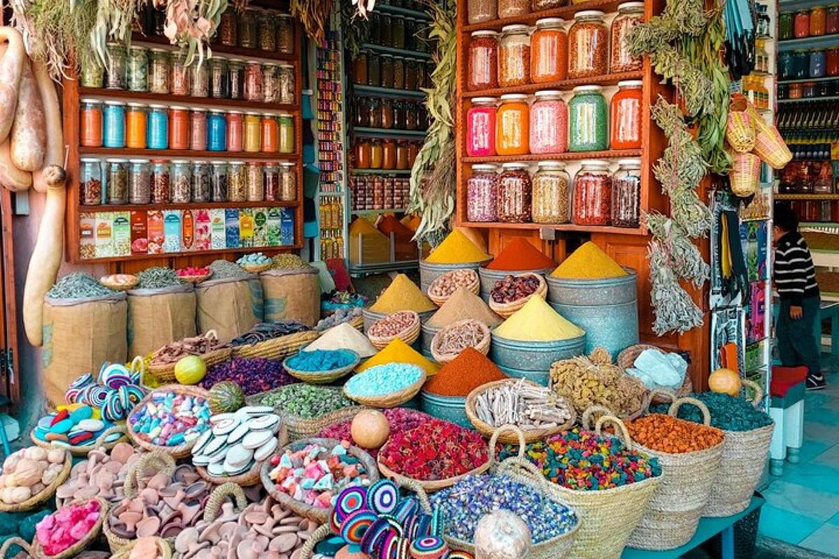 a store filled with lots of different colored bowls and baskets