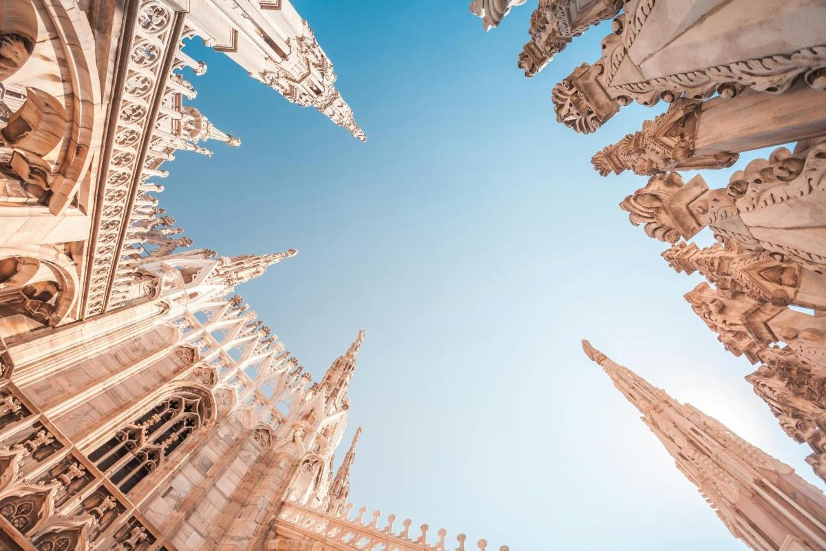 a view of the sagrada familia cathedral