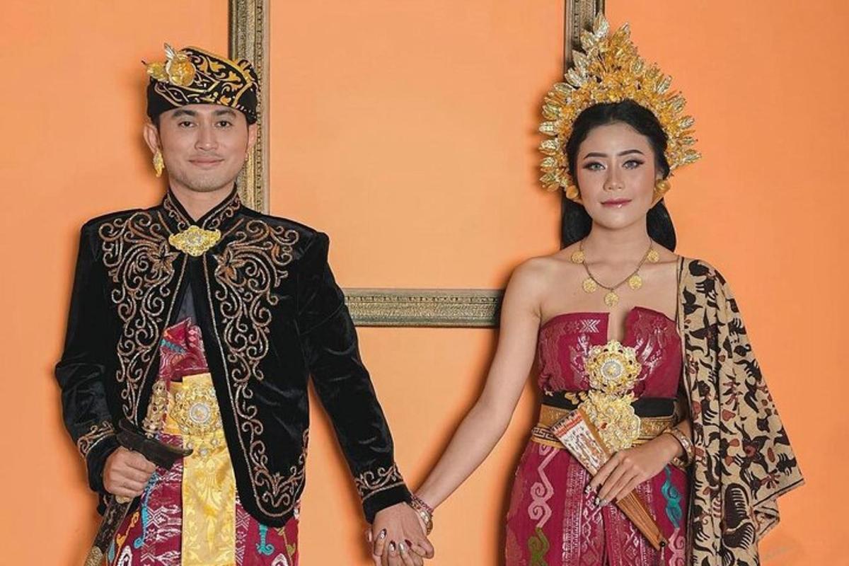 a man and a woman dressed up in costumes