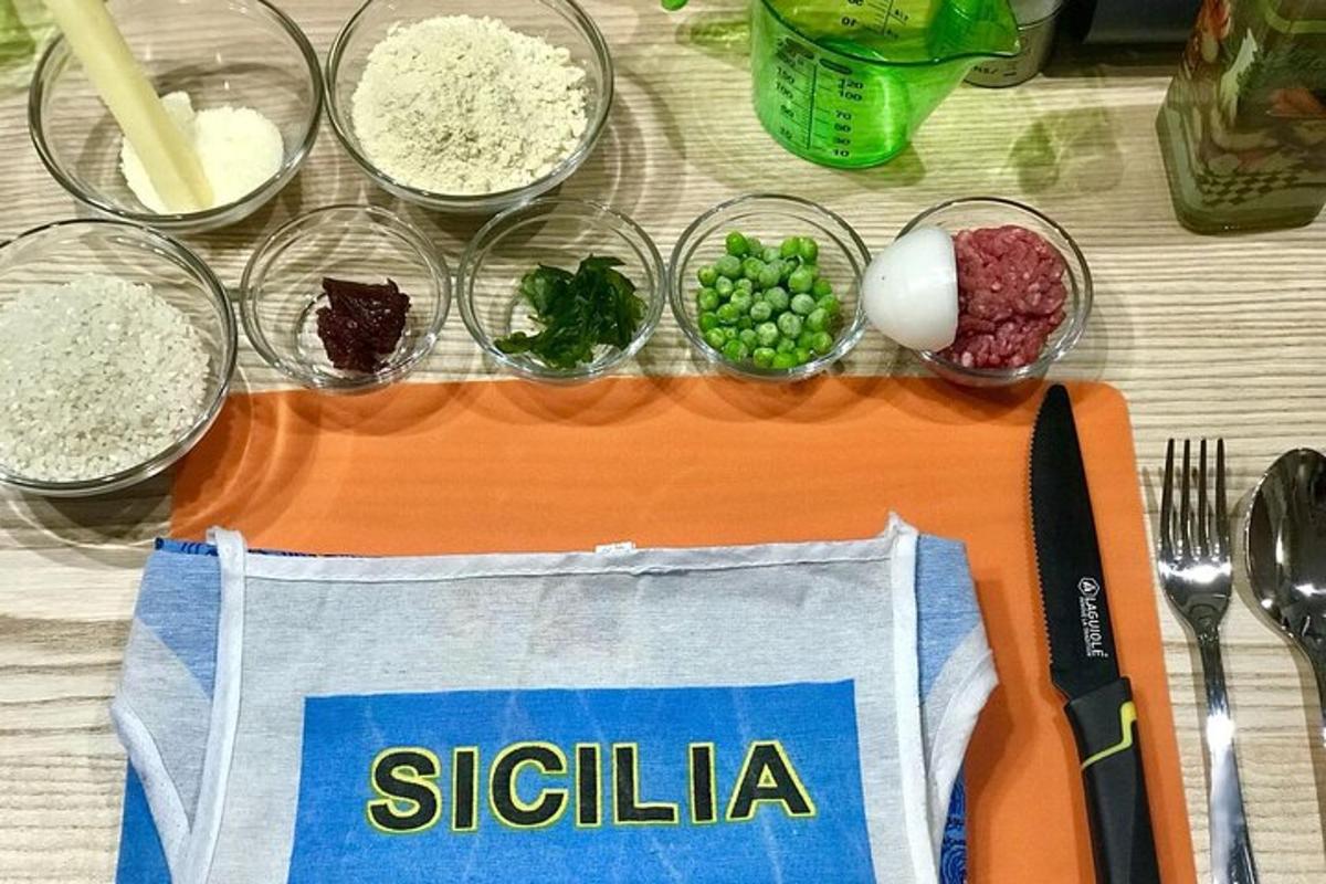 stůl s miskami s přísadamibestosbestosbestosbestosbestosbestos