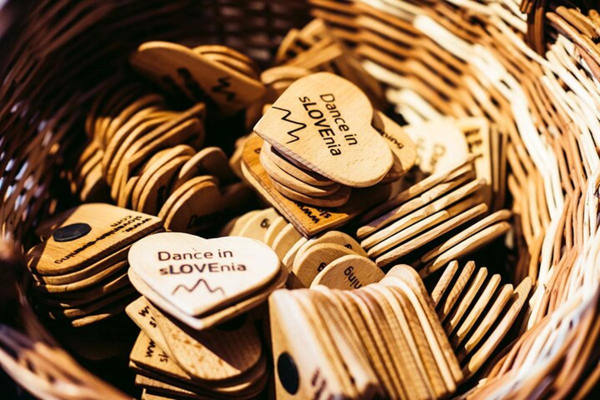 a basket filled with lots of different types of pins