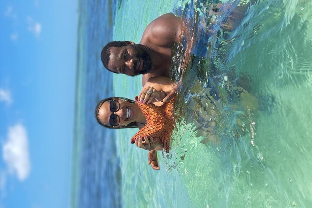 two men are on the edge of a swimming pool