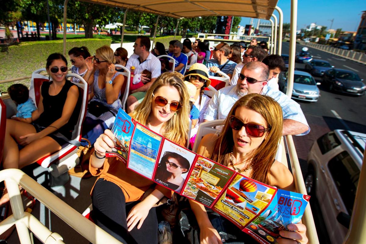a group of people riding on a bus
