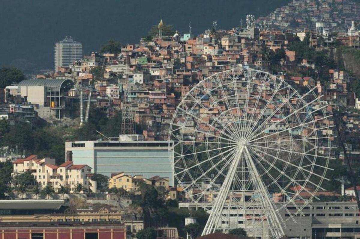 veliko panoramsko kolo pred mestom
