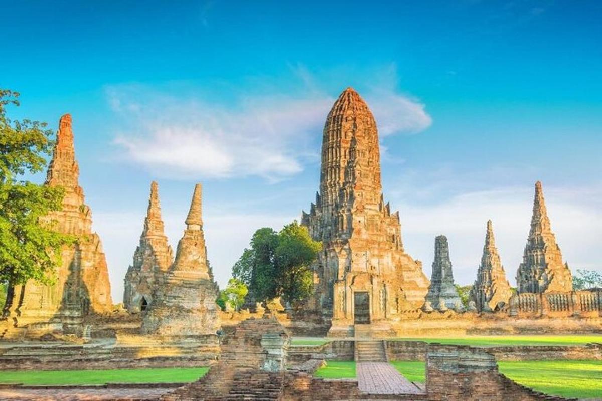 uma vista dos templos no Camboja