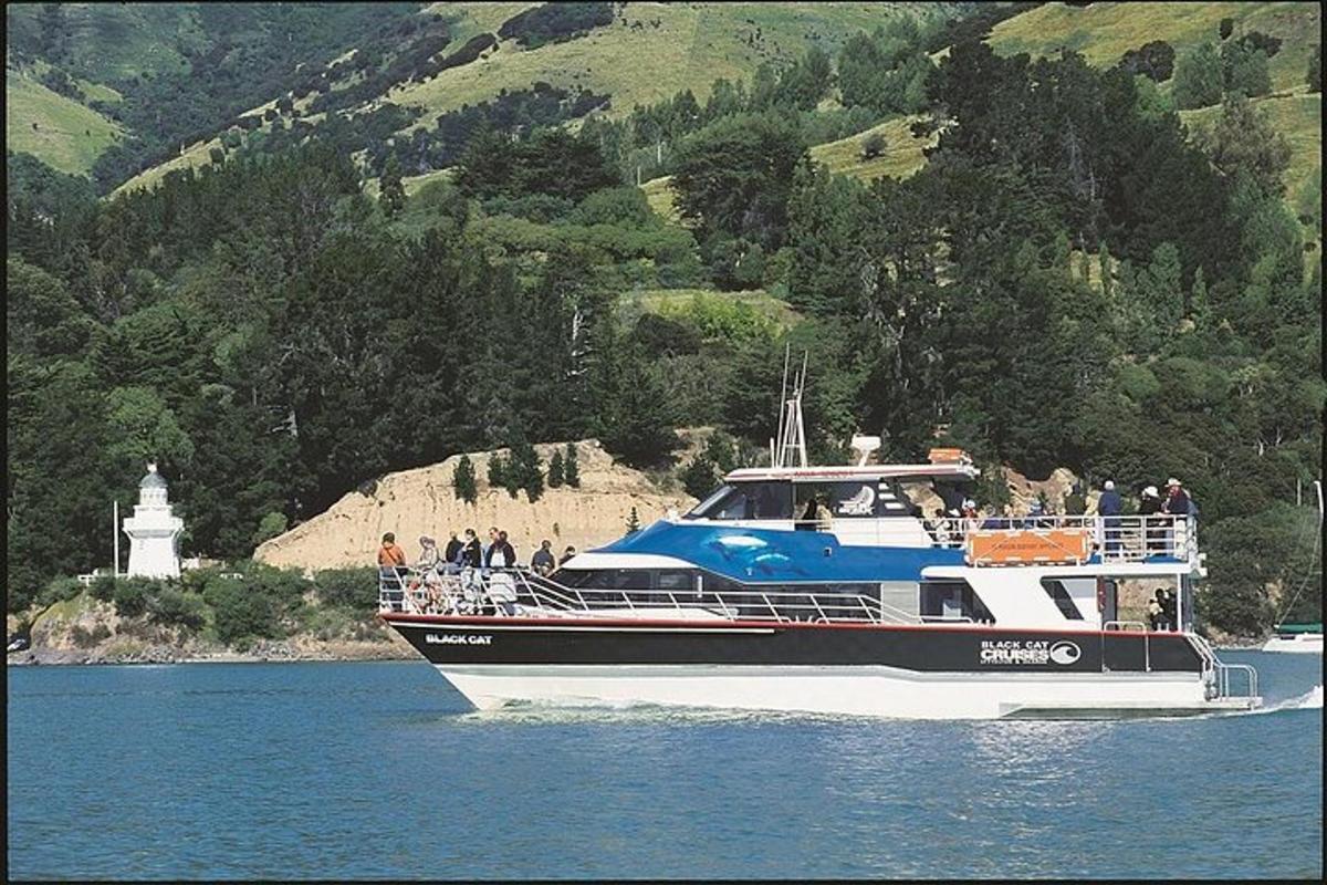a group of people on a boat in the water