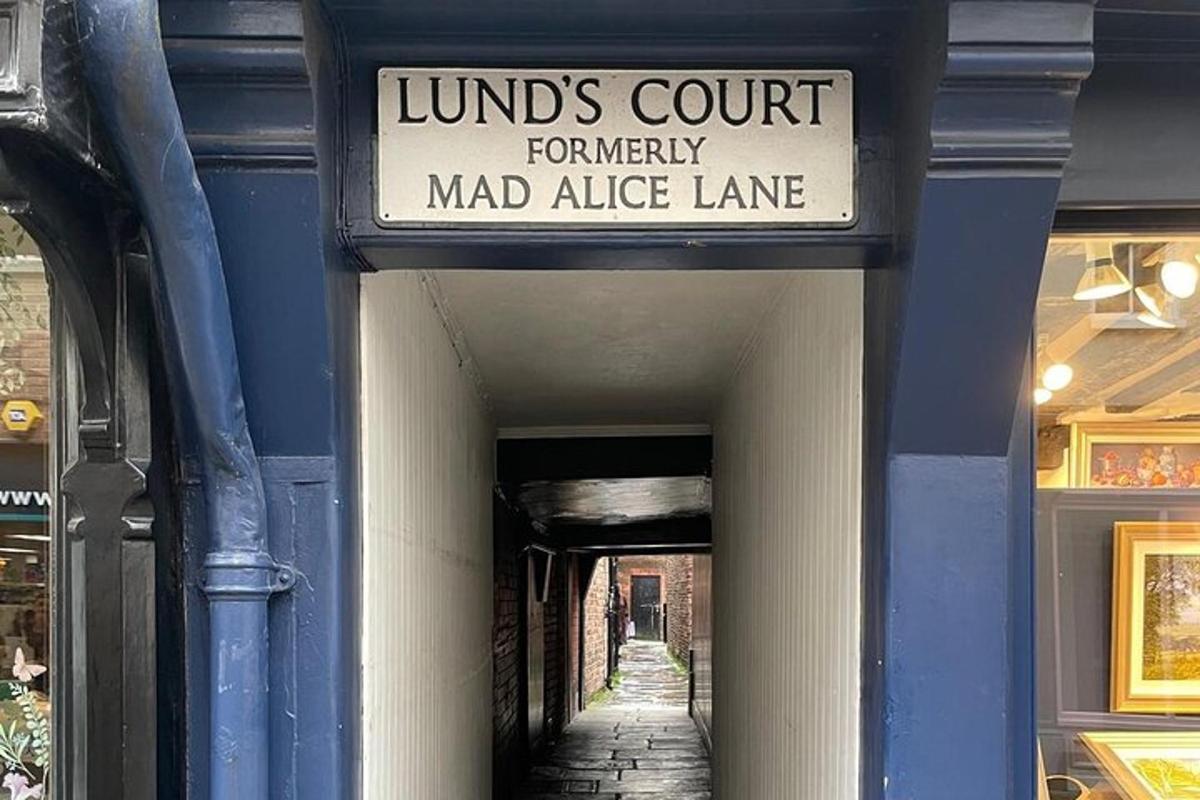 a building with a sign on the side of it