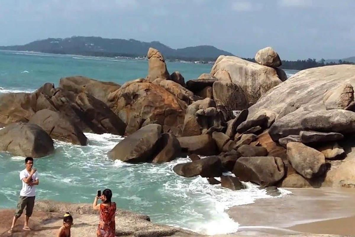 skupina ljudi, ki stojijo na plaži