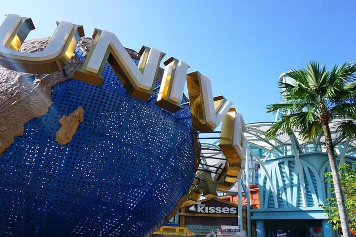 a large sign in front of a disney resort