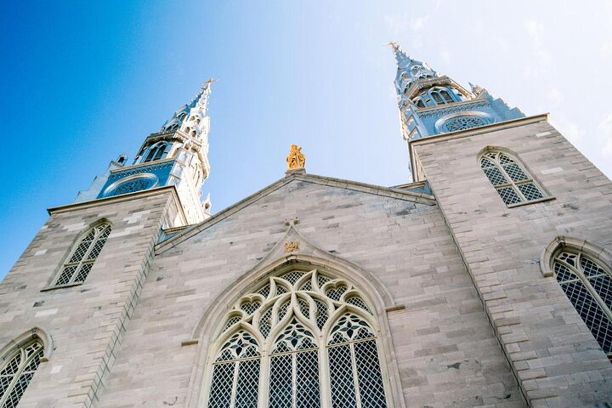 a church with a clock tower on top of it